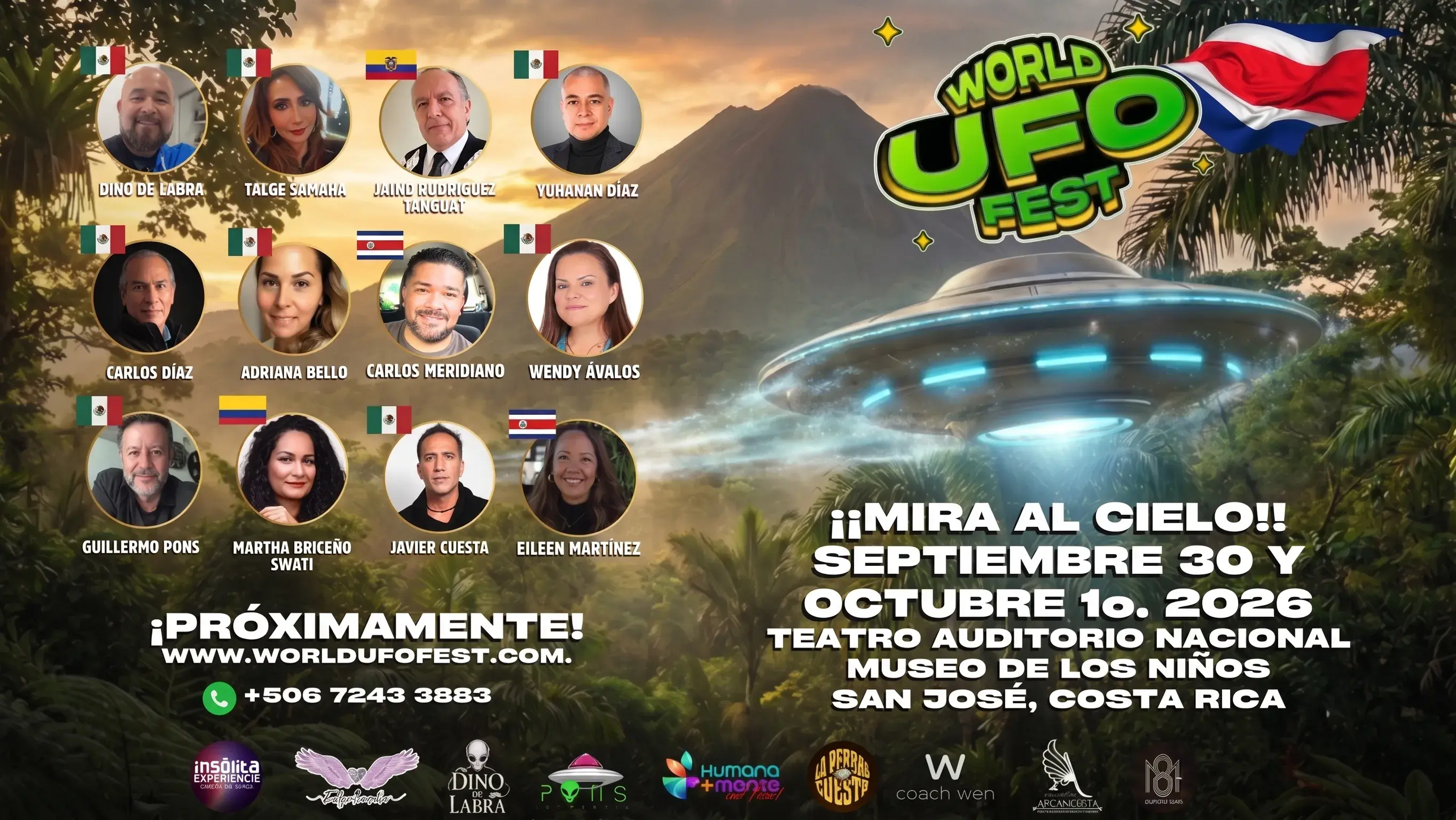 World UFO Fest Costa Rica Banner